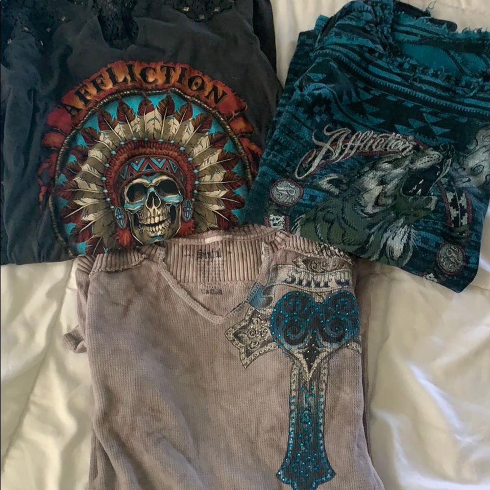 Sinful/ Affliction bundle